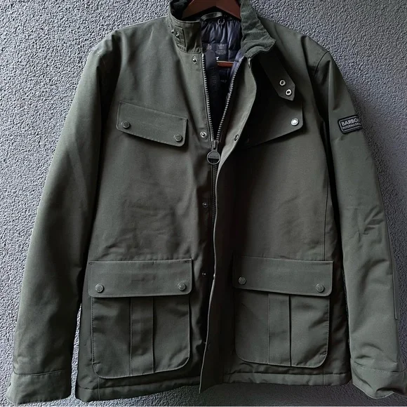 Barbour Intl Waterproof Duke Jacket in Sage British Style - Picture 6 of 8